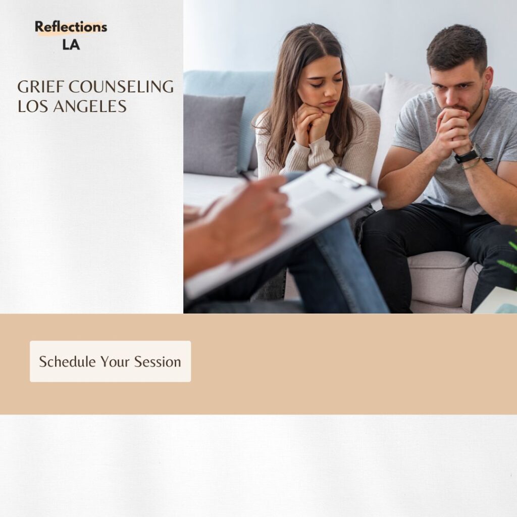 Couples engaging in grief counseling session with a counselor